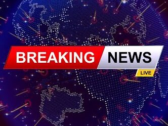 A professionally designed news segment illustration depicting a journalist reporting a major event with engaging visuals.
